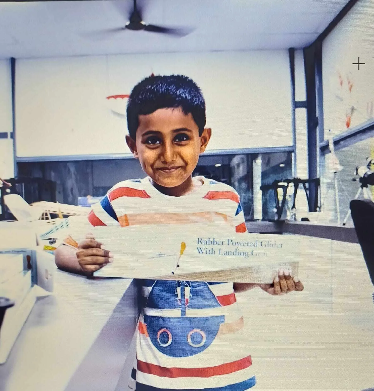 Student starting a space journey with Space Zone India
