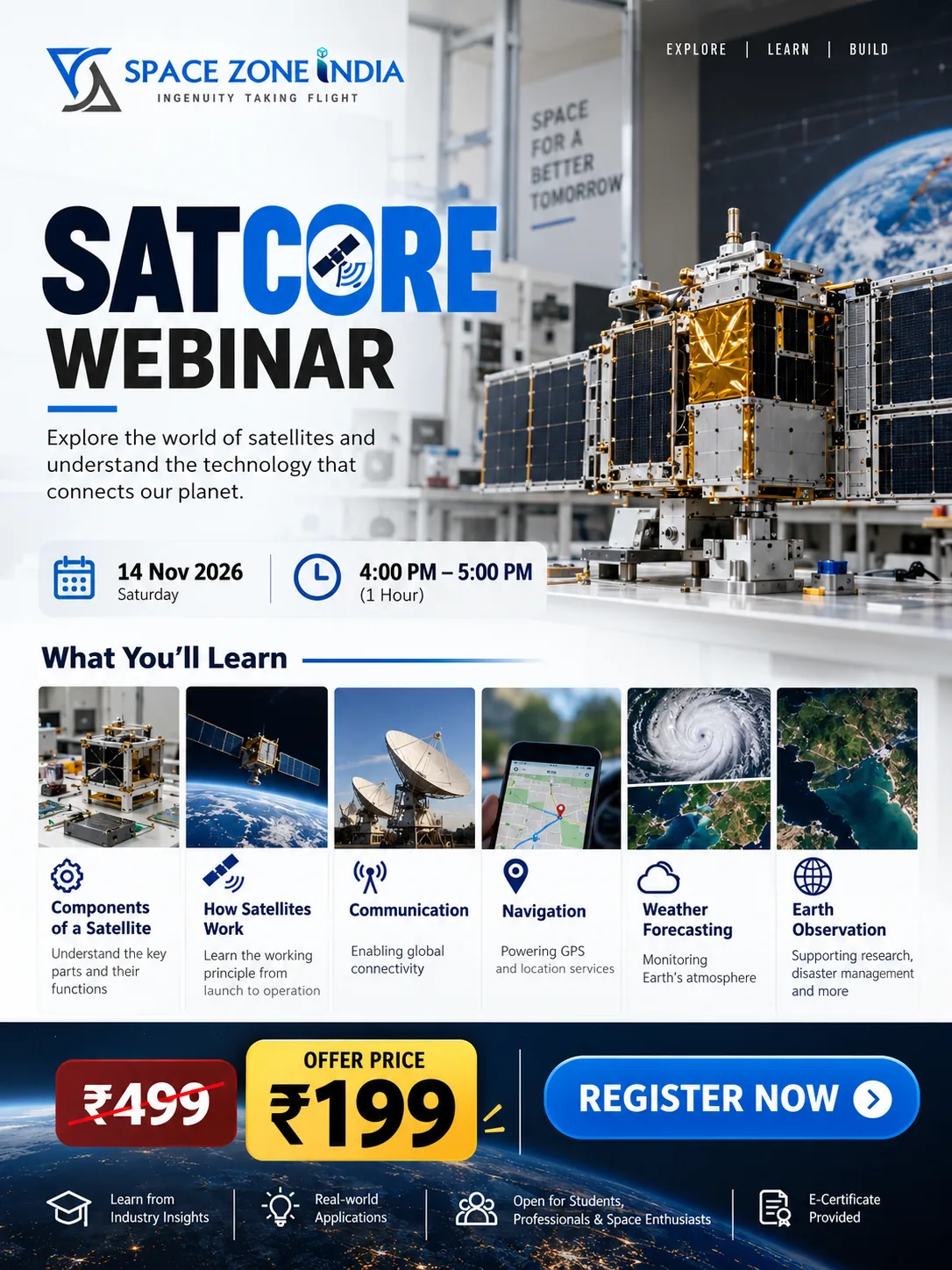 Space Zone India webinar – click to view details and register
